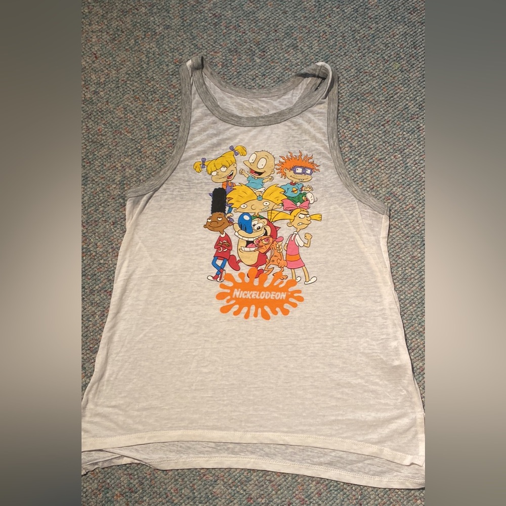 Ladies fun “Rugrats” racer back tank top